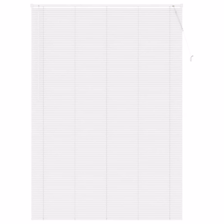 Reguleeritav Veneetsia ruloo, valge PVC, 213 x 140 cm – 2