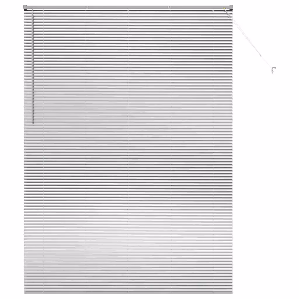 Veneetsia ruloo, hõbedane alumiinium, 220 x 155 cm
