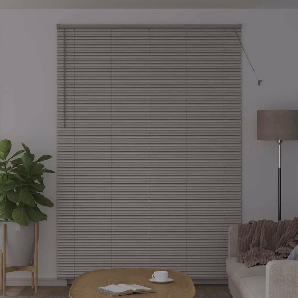 Veneetsia ruloo, hõbedane alumiinium, 220 x 155 cm