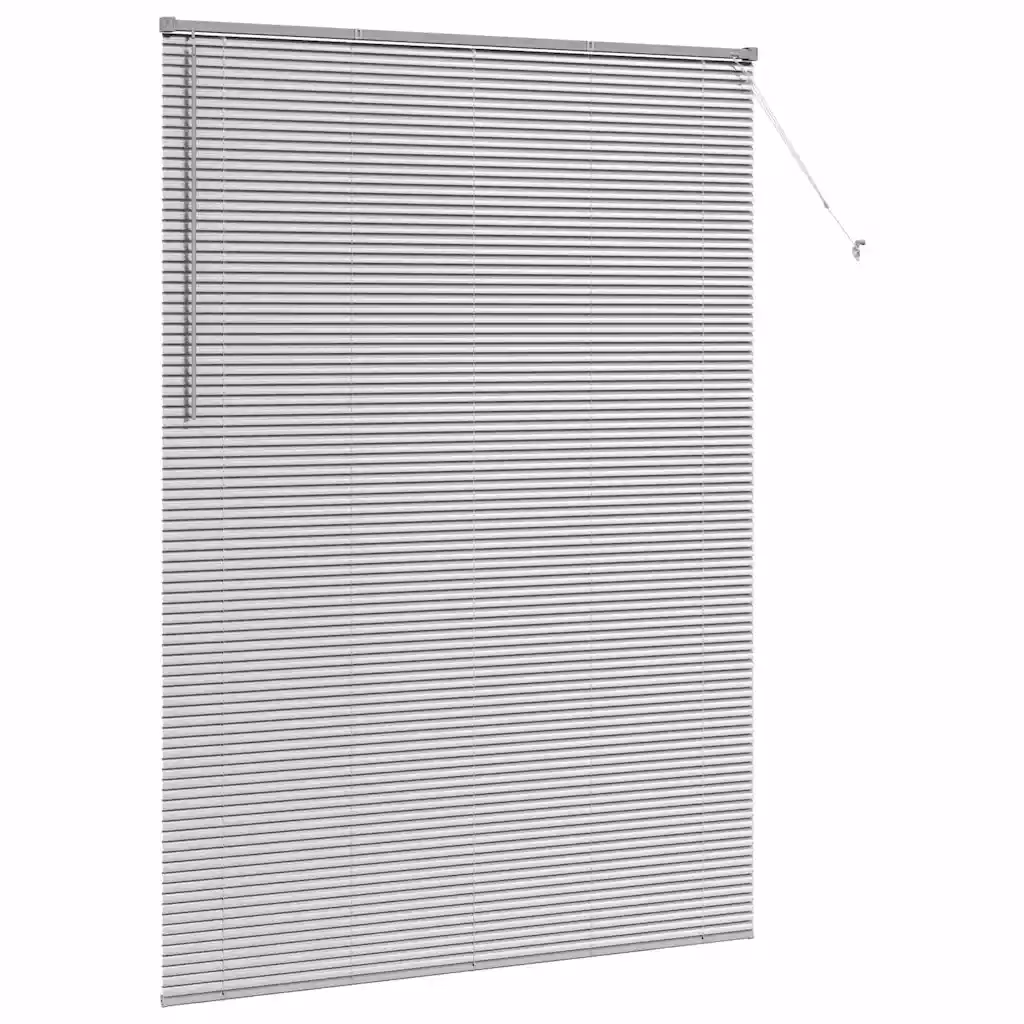 Veneetsia ruloo, hõbedane alumiinium, 220 x 155 cm