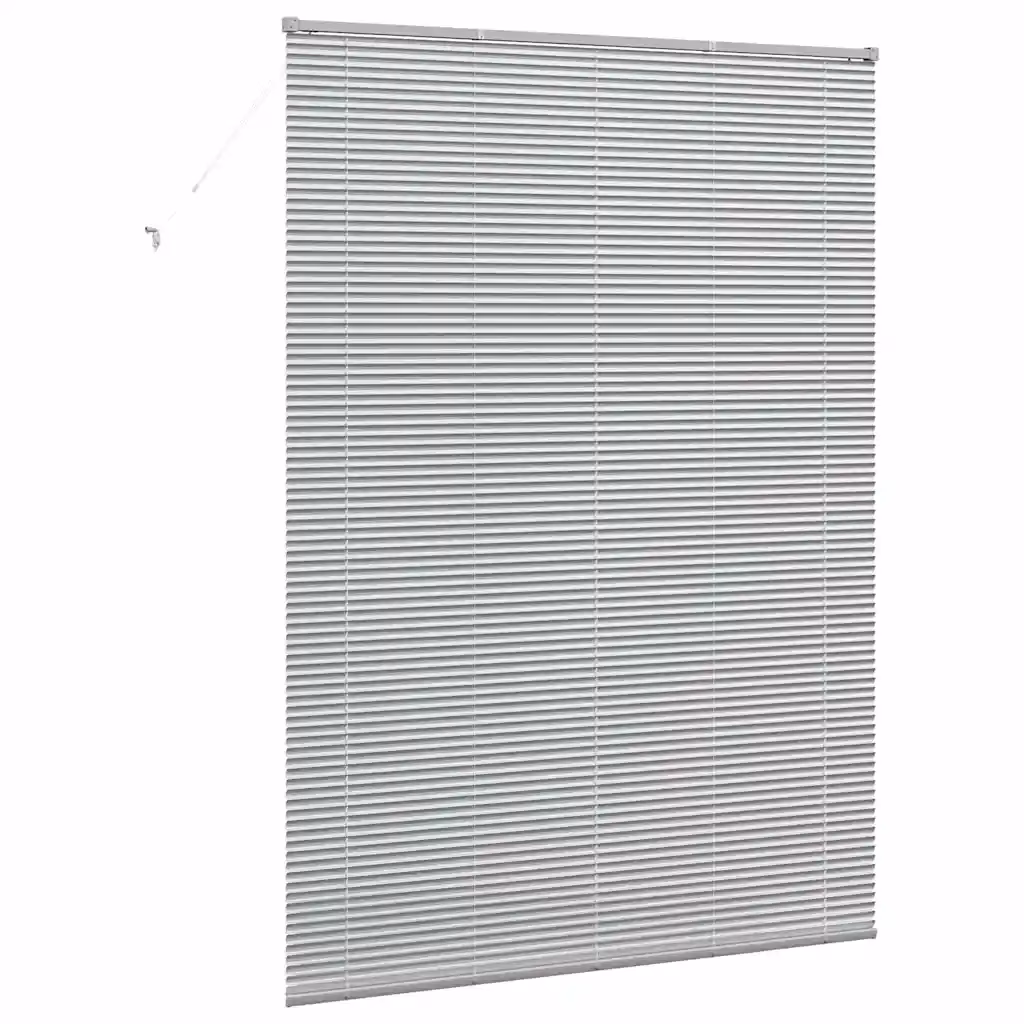 Veneetsia ruloo, hõbedane alumiinium, 220 x 155 cm
