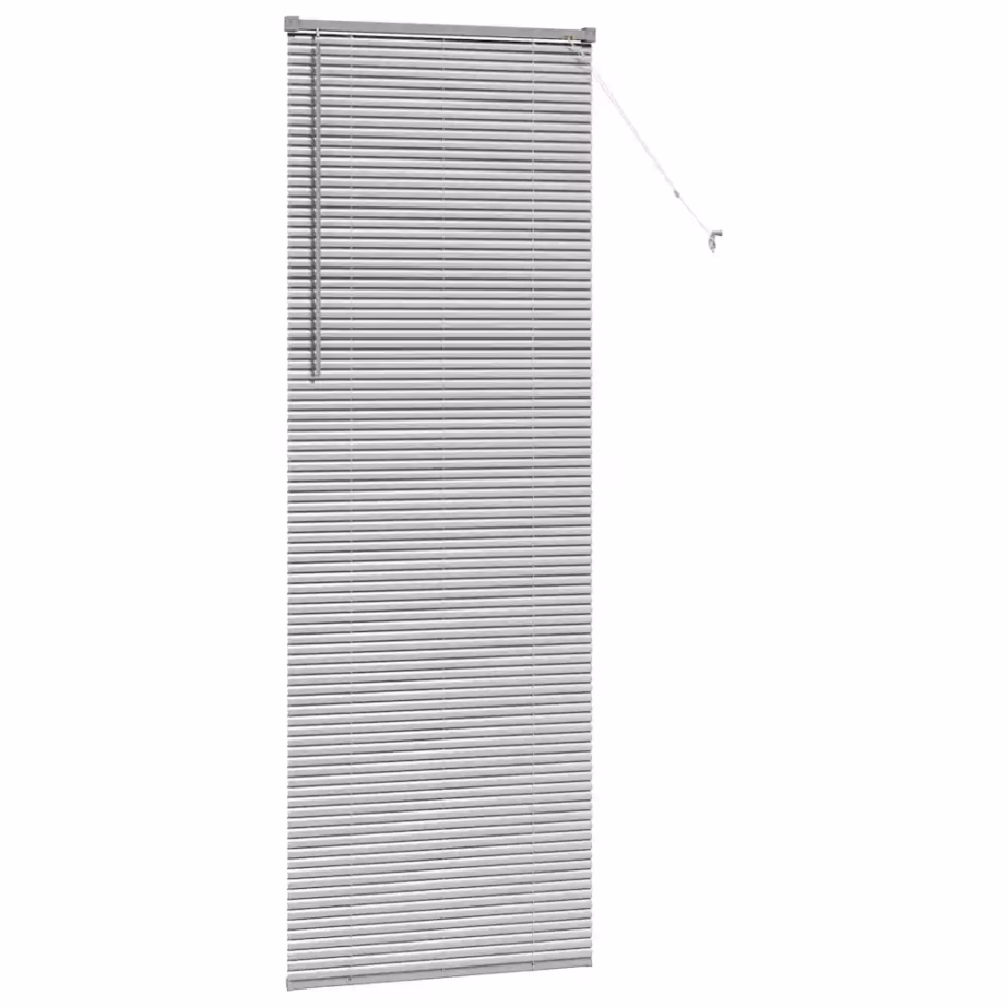 Veneetsia ruloo, hõbedane alumiinium, 220 x 70 cm - 5