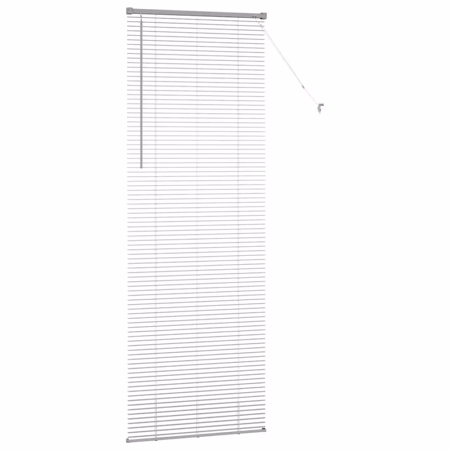 Veneetsia ruloo, hõbedane alumiinium, 220 x 70 cm - 6