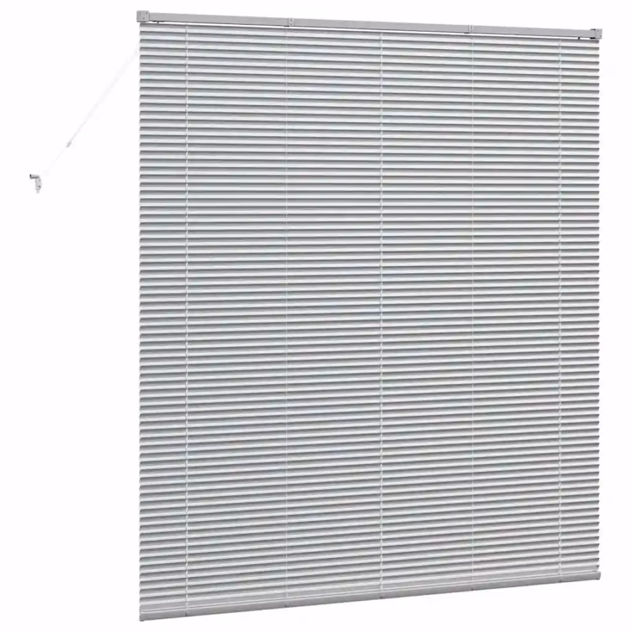 Veneetsia ruloo, hõbedane alumiinium, 175 x 155 cm - 7