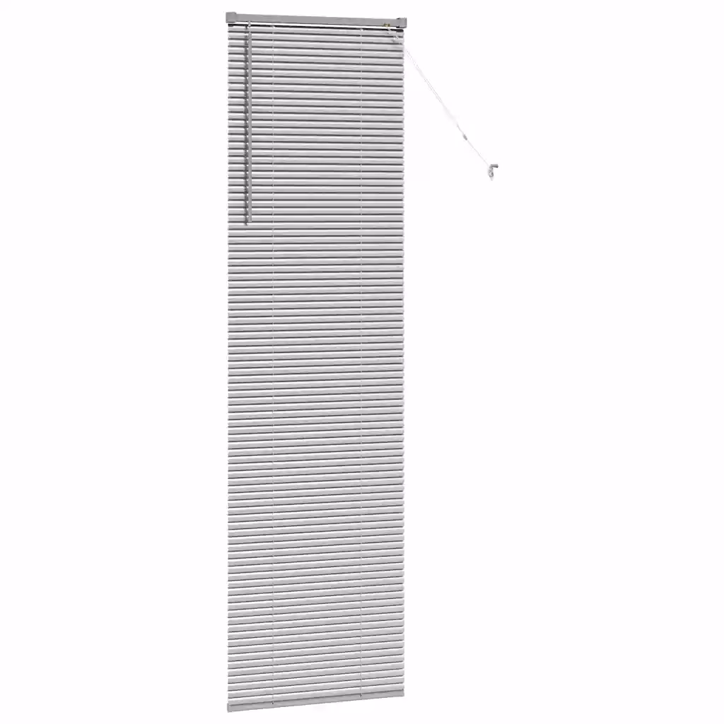 Veneetsia ruloo, hõbedane alumiinium, 220 x 65 cm