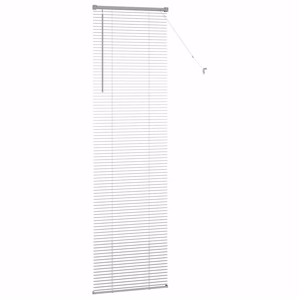 Veneetsia ruloo, hõbedane alumiinium, 220 x 65 cm