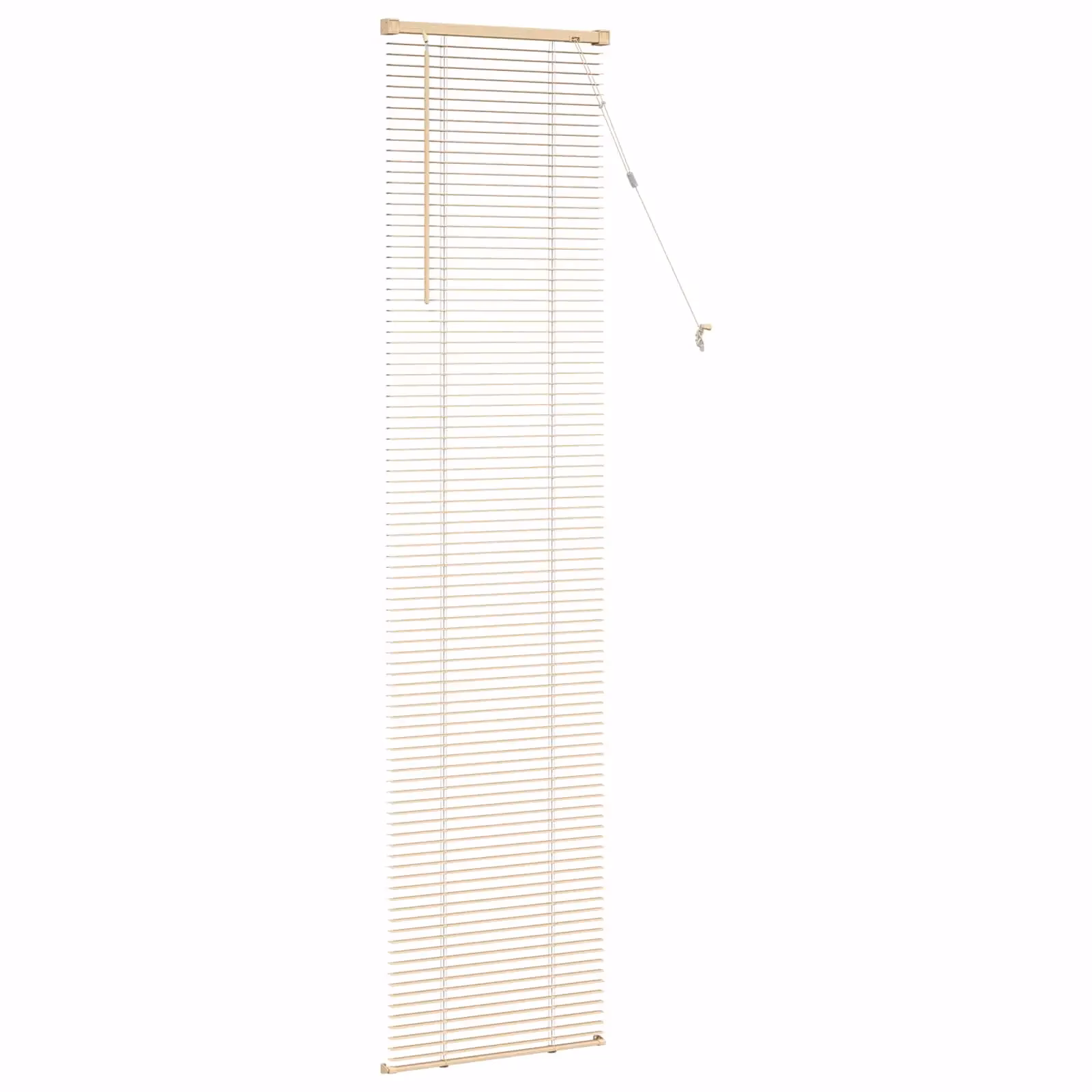 Veneetsia PVC ruloo, reguleeritav, helepruun mustriga, 213 x 50 cm