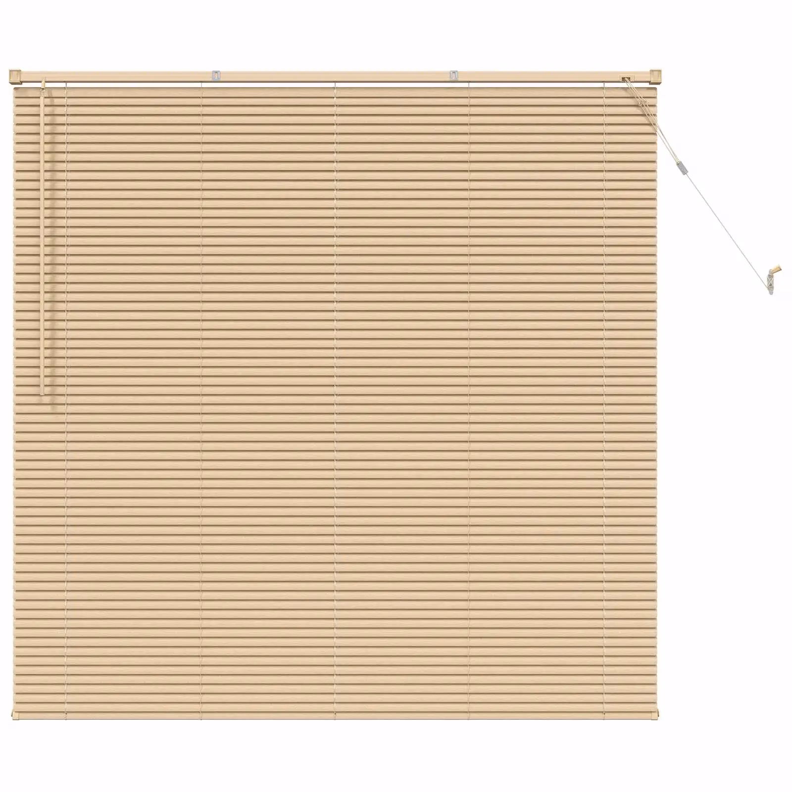 Reguleeritav Veneetsia ruloo, helepruun mustriga PVC, 150 x 160 cm
