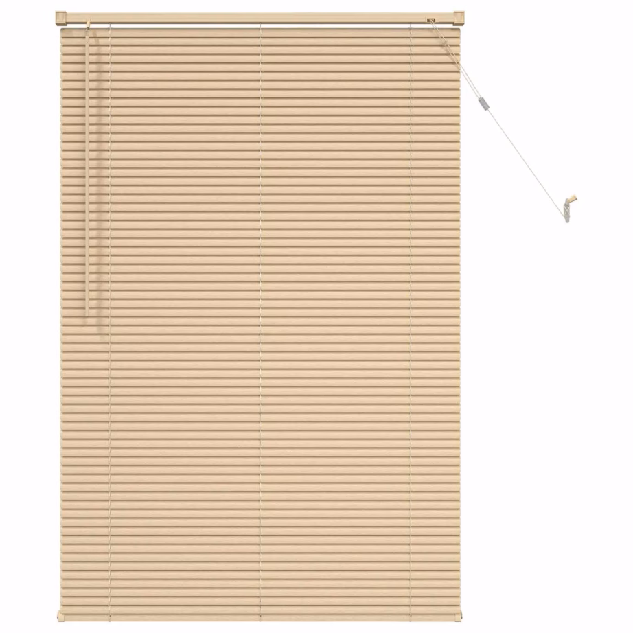 Reguleeritav Veneetsia ruloo, helepruun mustriga PVC, 150 x 90 cm - 2