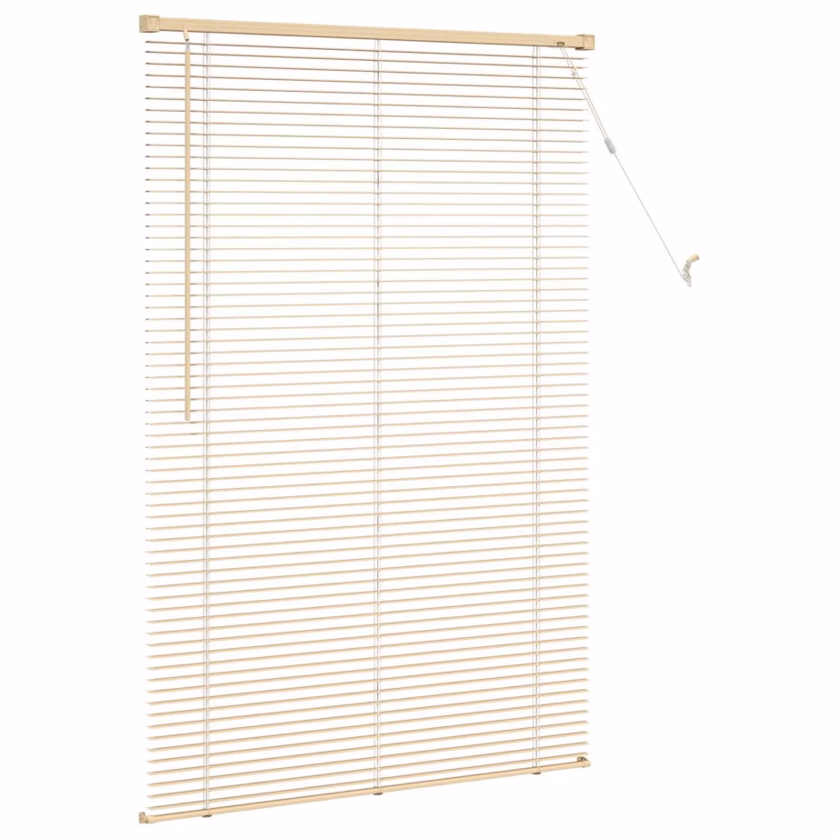 Reguleeritav Veneetsia ruloo, helepruun mustriga PVC, 150 x 90 cm - 5