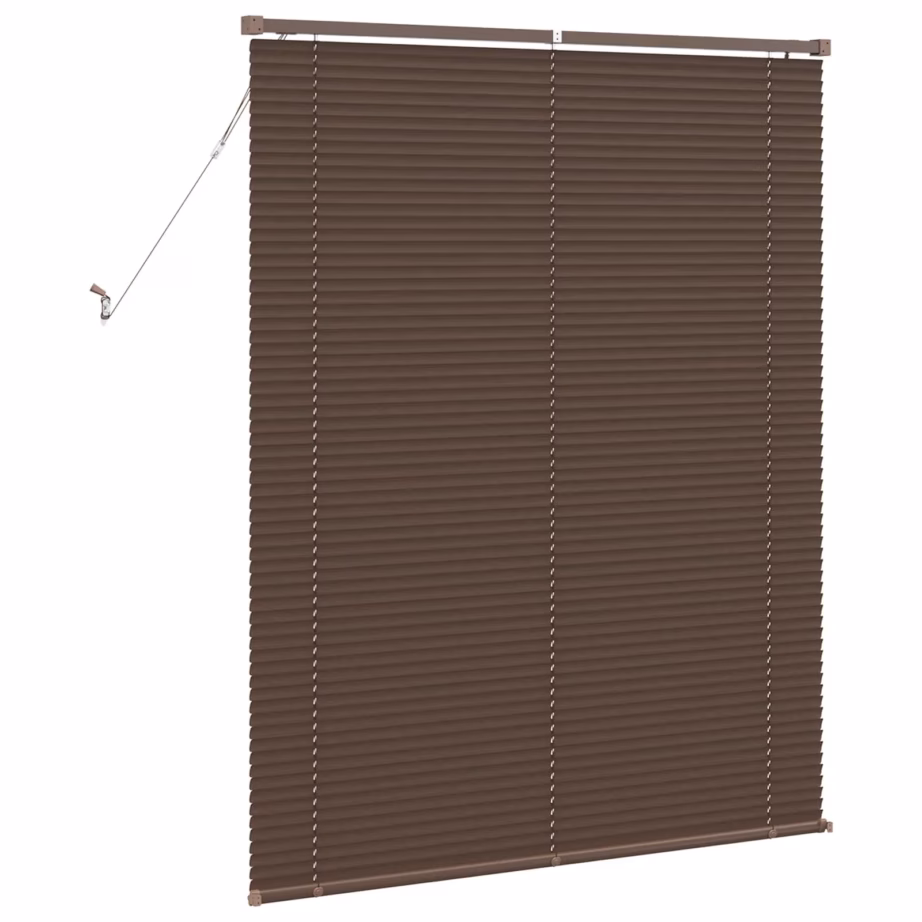 Reguleeritav Veneetsia ruloo, tumepruun mustriga PVC, 150 x 110 cm - 6