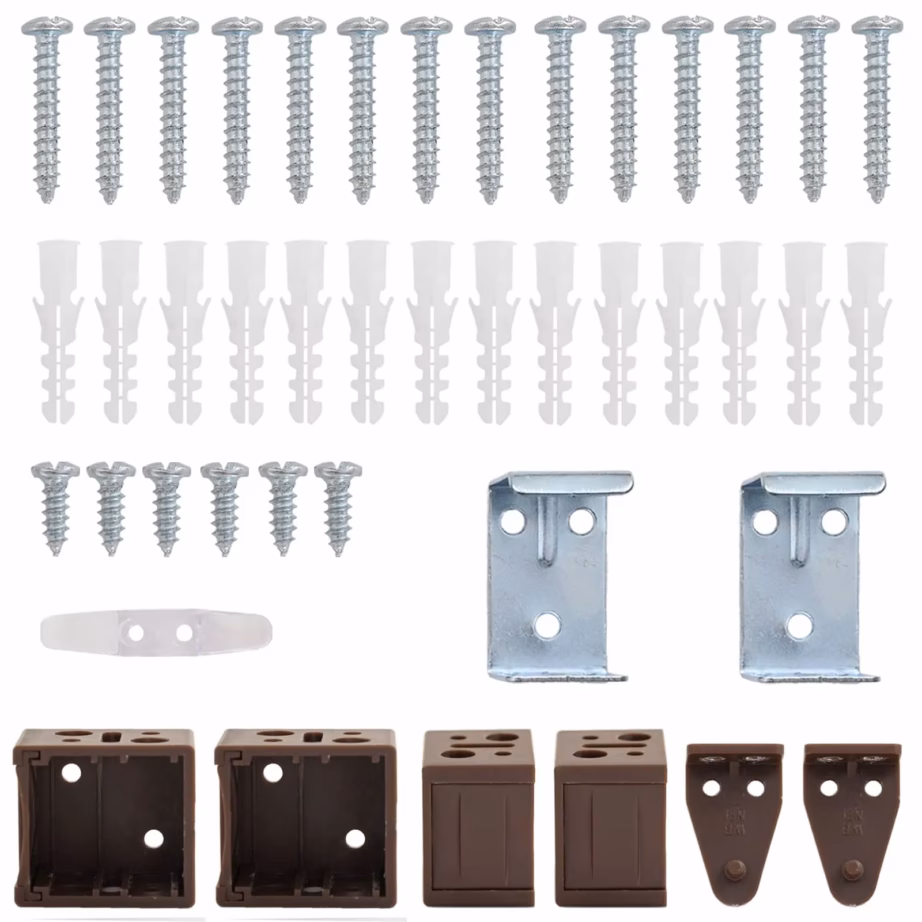 Veneetsia ruloo valguse ja privaatsuse reguleerimiseks, tumepruun mustriga PVC, 213 x 140 cm – 8