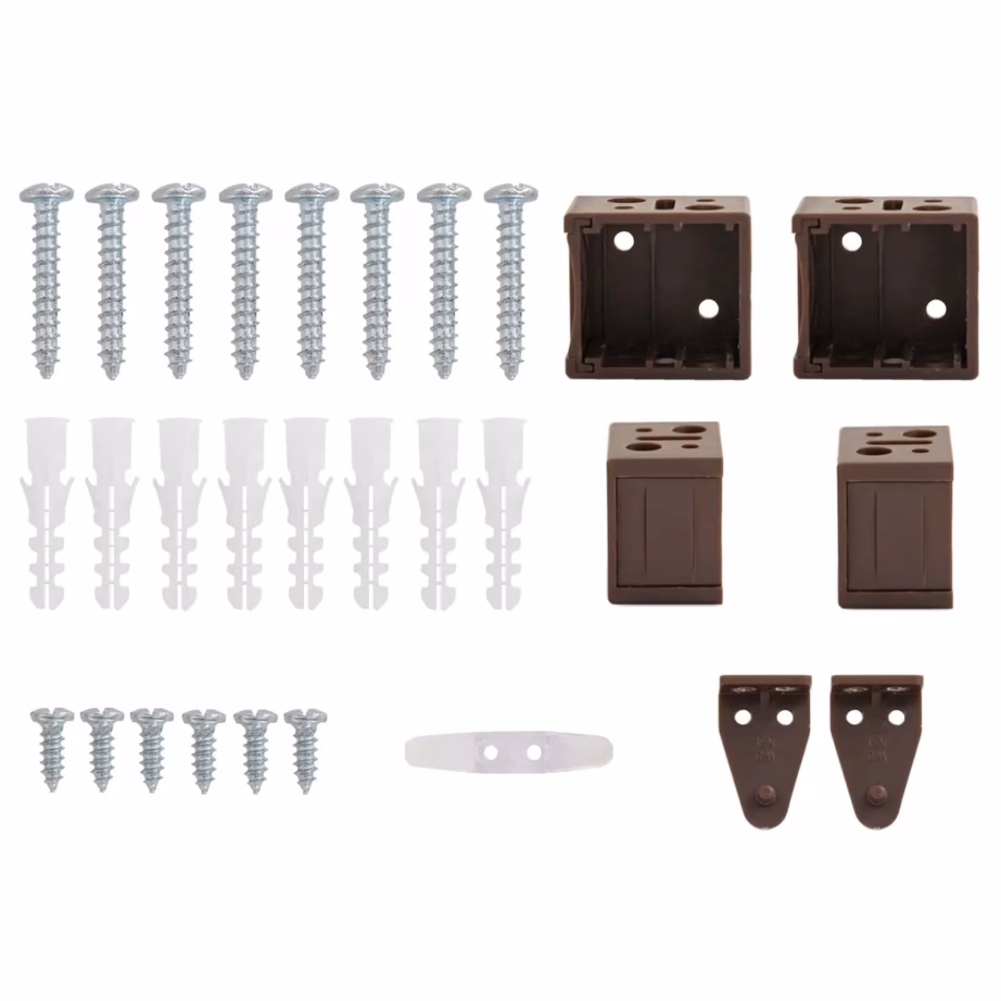 Reguleeritav Veneetsia ruloo, tumepruun mustriga PVC, 213 x 80 cm – 8