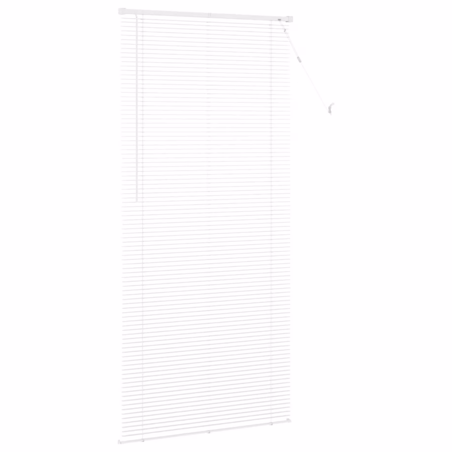 Veneetsia ruloo, reguleeritav, valge PVC, 213 x 70 cm - 5