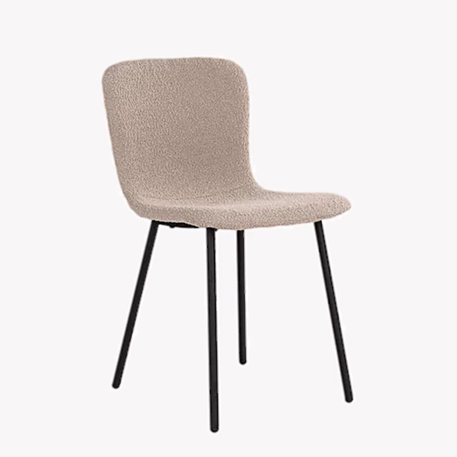 Söögitool boucle-kattega, beež, terasjalgadega Halden - 8