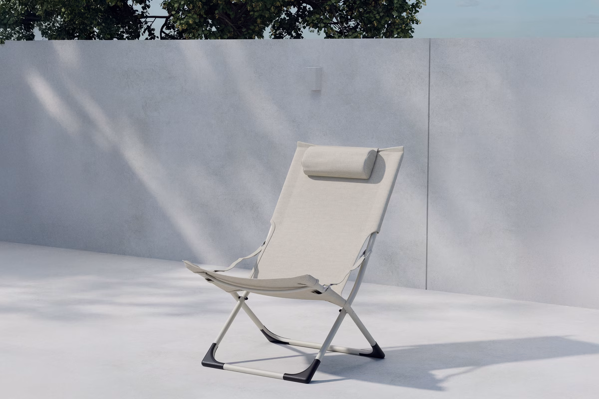 Õuelamamistool Venture Design Seville peatoega, beež (4)