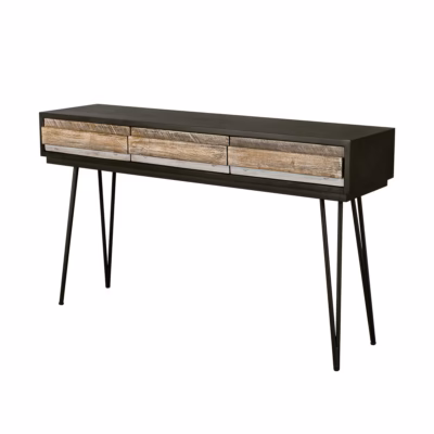 3 sahtliga konsoollaud Livin Hill Adesso ADESL08, 140 cm, must