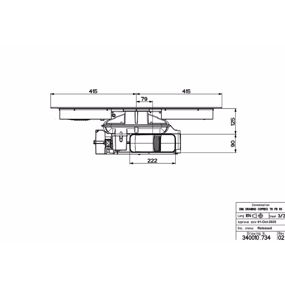 Induktsioonpliidiplaat integreeritud kubuga FABER GALILEO RING A830, 83 × 52 cm – 4