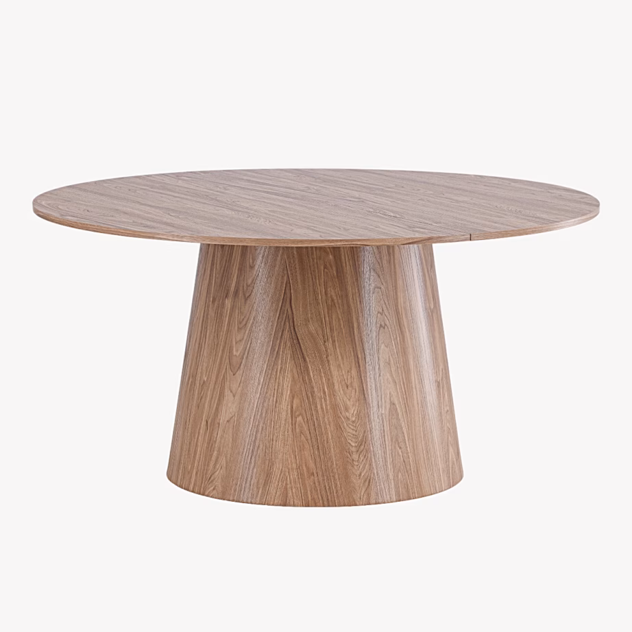 Lanzo ümmargune söögilaud (looduslik MDF, Ø150 cm), 61926-107 – 3