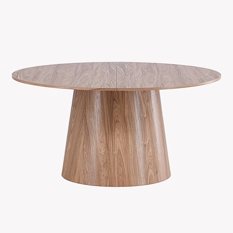 Lanzo ümmargune söögilaud (looduslik MDF, Ø150 cm), 61926-107 – 4