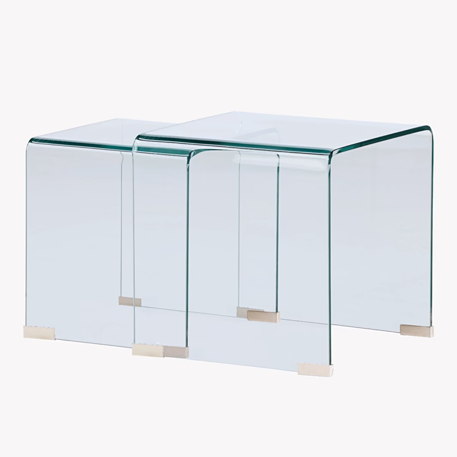 Läbipaistev klaasist abilauad Telemark, 2-osaline komplekt, 63414-111 – 2