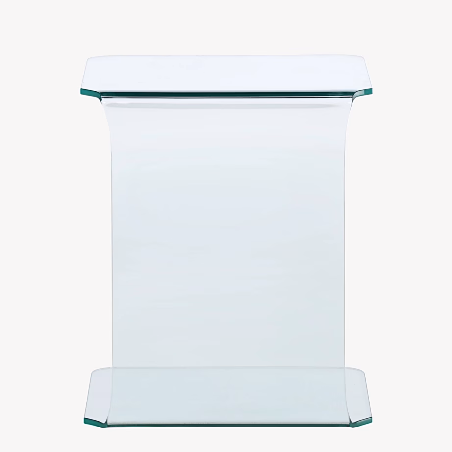 Klaasist abilaud Telemark 45x45x53 cm, läbipaistev, 63415-111 – 4