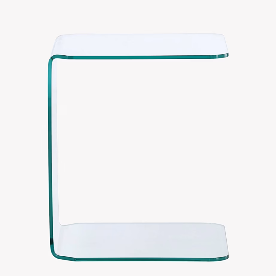 Klaasist abilaud Telemark 45x45x53 cm, läbipaistev, 63415-111 – 7