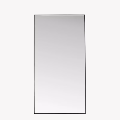 Täispikk musta raamiga peegel Dalton 100x193 cm - 63429-060