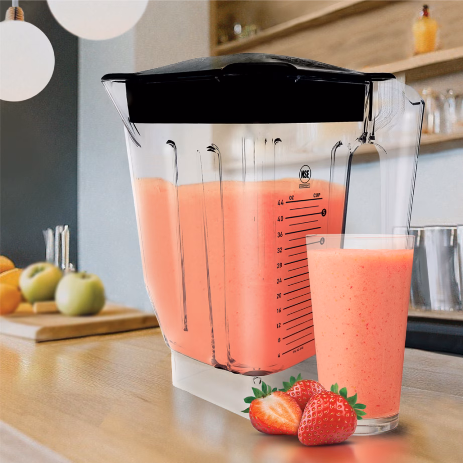 Kiire segamiskann 2,6 L Blendtec WildSide Ultra, paks nüri tera, kõva kaas - 3