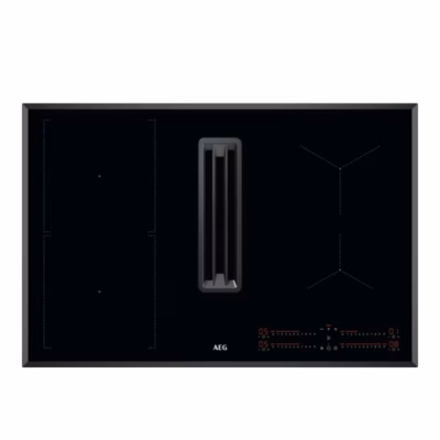 Induktsioonpliit integreeritud õhupuhastiga AEG CCE84543FB (2in1), 80 cm, must