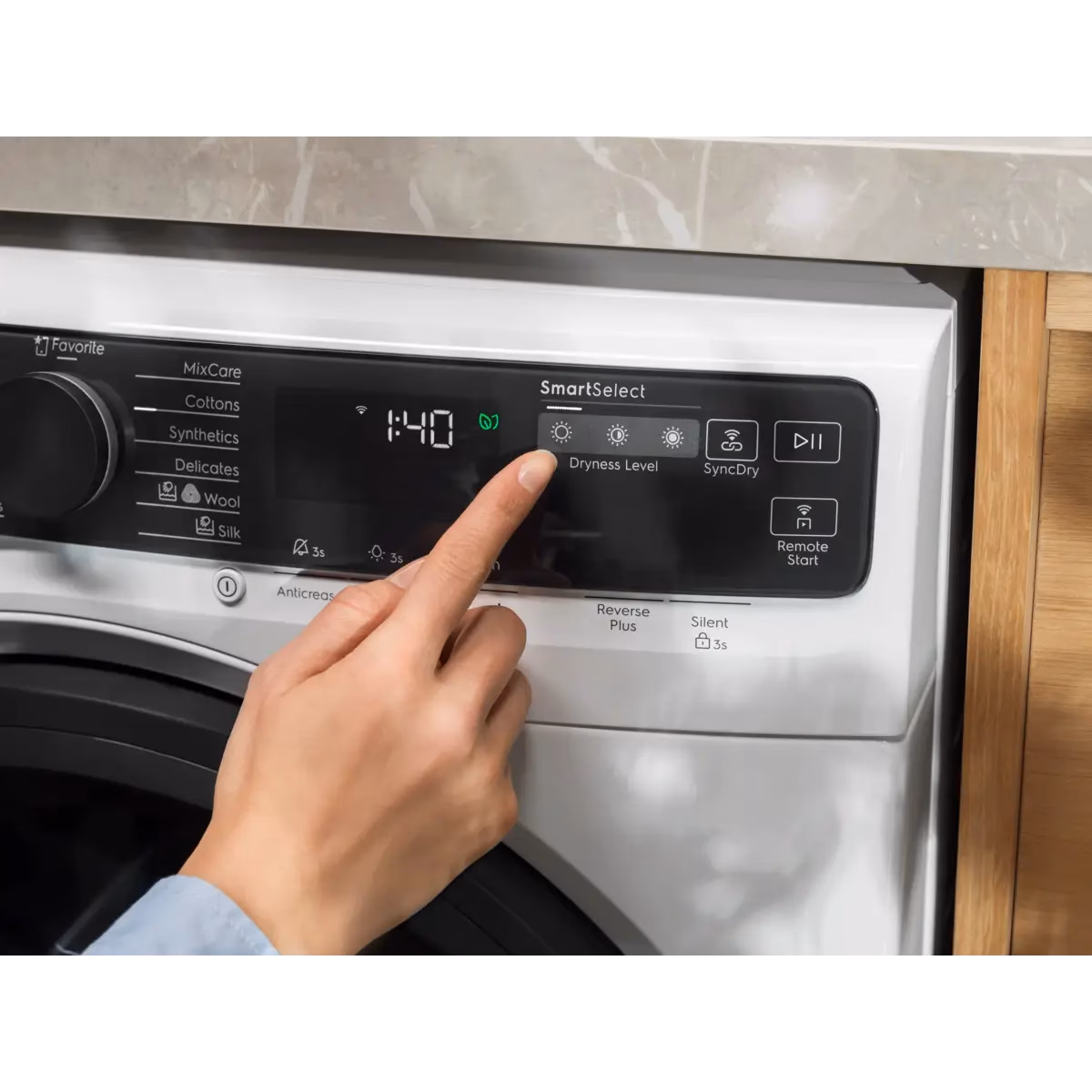 „SmartSelect“ skalbinių pasirinkimą padaro intuityviu ir dar efektyvesniu.