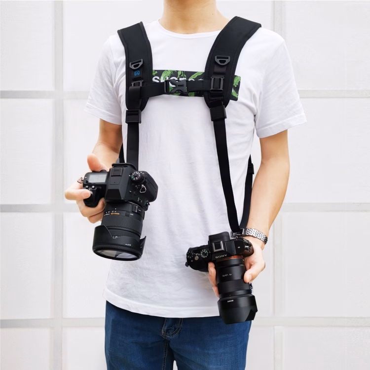 Double shoulder harness Puluz for cameras PU6002