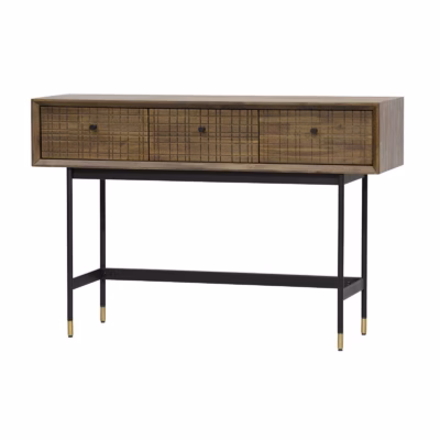 3 sahtliga retro konsoollaud Livin Hill Maze MAZL08, 120 x 35 x 80 cm, akaatsiapuit