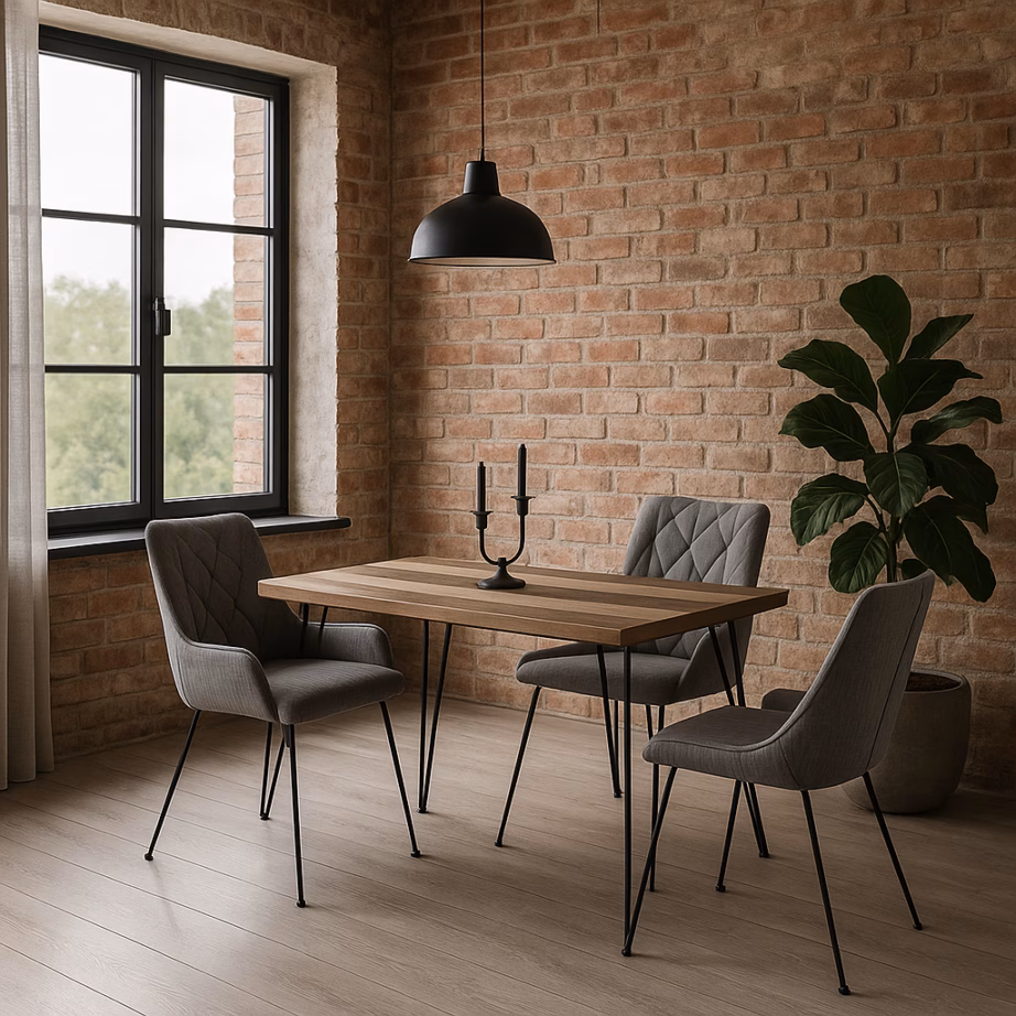 Retro söögilaud harjatud täispuidust pealisega Livin Hill Adesso ADESD05-180, 180 x 80 cm – 16