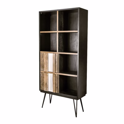 2 uksega raamaturiiul 6 riiuliga Livin Hill Adesso ADESL02, 90 x 35 x 195 cm