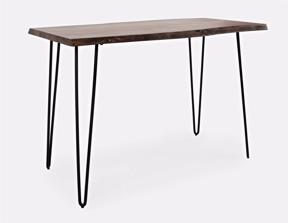Tööstuslik baarilaud akaatsiapuidust Livin Hill Avola AV1781-52, 132x71x92 cm, pähklitooni – 4