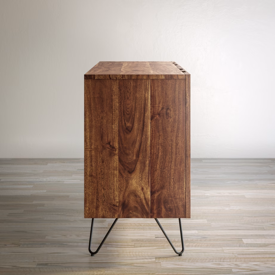 4 uksega industriaalne puhvetkapp Livin Hill Avola AV1781-54, akaatsiapuu, 137 cm – 11