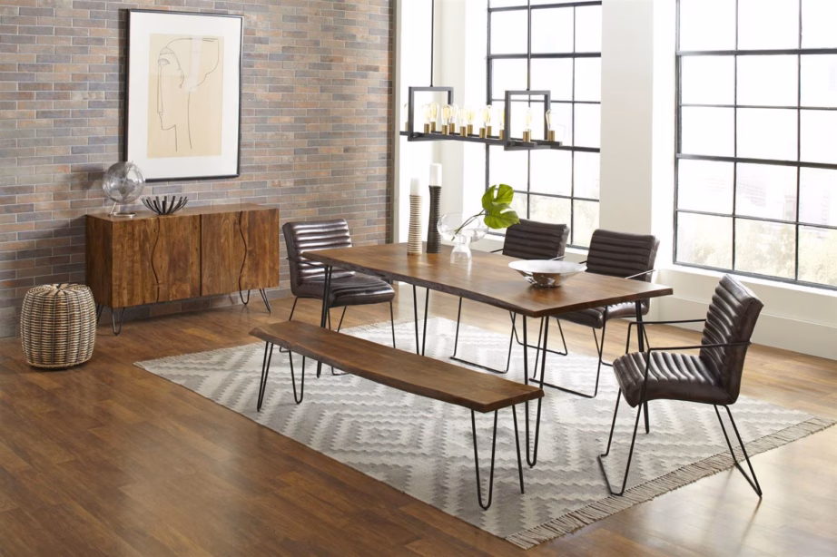 4 uksega industriaalne puhvetkapp Livin Hill Avola AV1781-54, akaatsiapuu, 137 cm – 14
