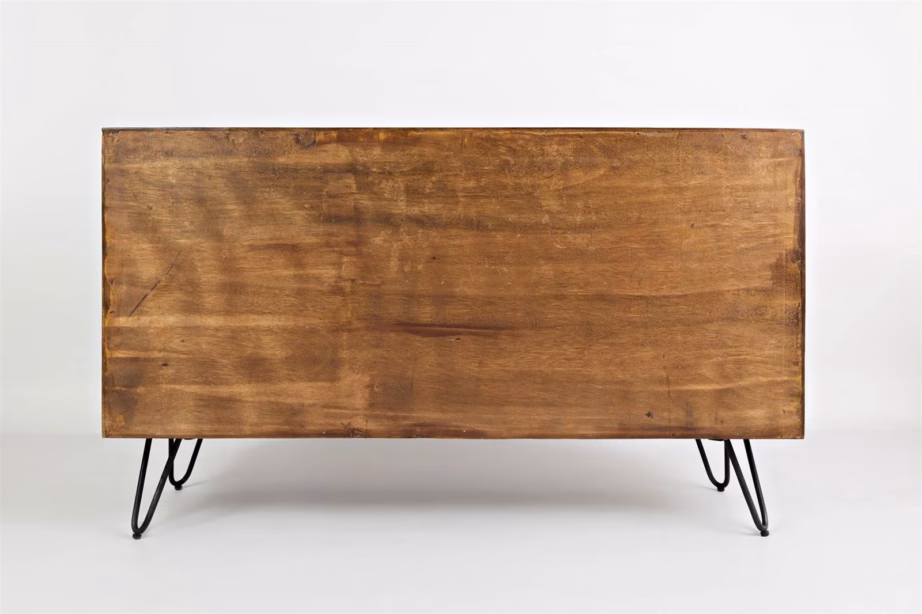 4 uksega industriaalne puhvetkapp Livin Hill Avola AV1781-54, akaatsiapuu, 137 cm – 4