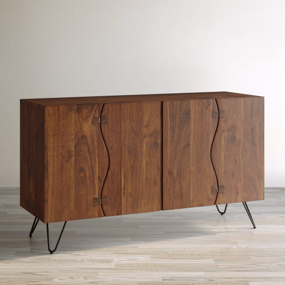 4 uksega industriaalne puhvetkapp Livin Hill Avola AV1781-54, akaatsiapuu, 137 cm – 9