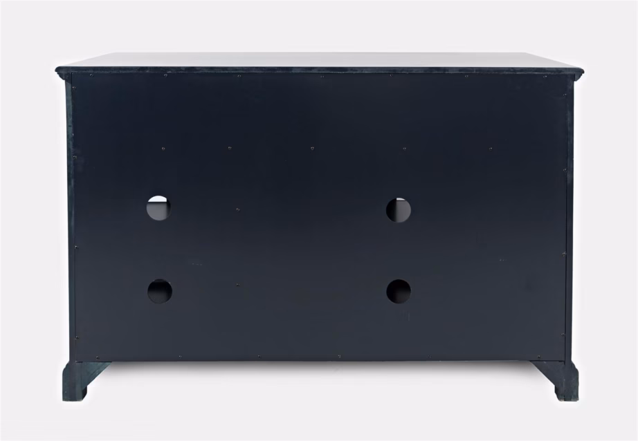 3 ukse ja 2 sahtliga kummut klaasustega Livin Hill Avola AV775-50, 127 cm, tumesinine - 2