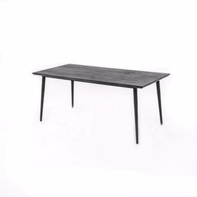 200 cm retrostiilis söögilaud Livin Hill Capella CAPD05-200, akaatsiapuit, tundrahall, metalljalad