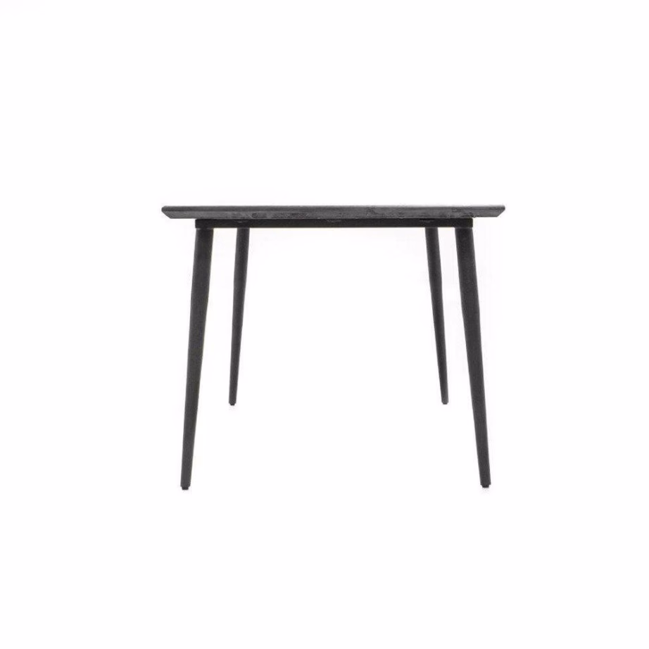 200 cm retrostiilis söögilaud Livin Hill Capella CAPD05-200, akaatsiapuit, tundrahall, metalljalad – 5
