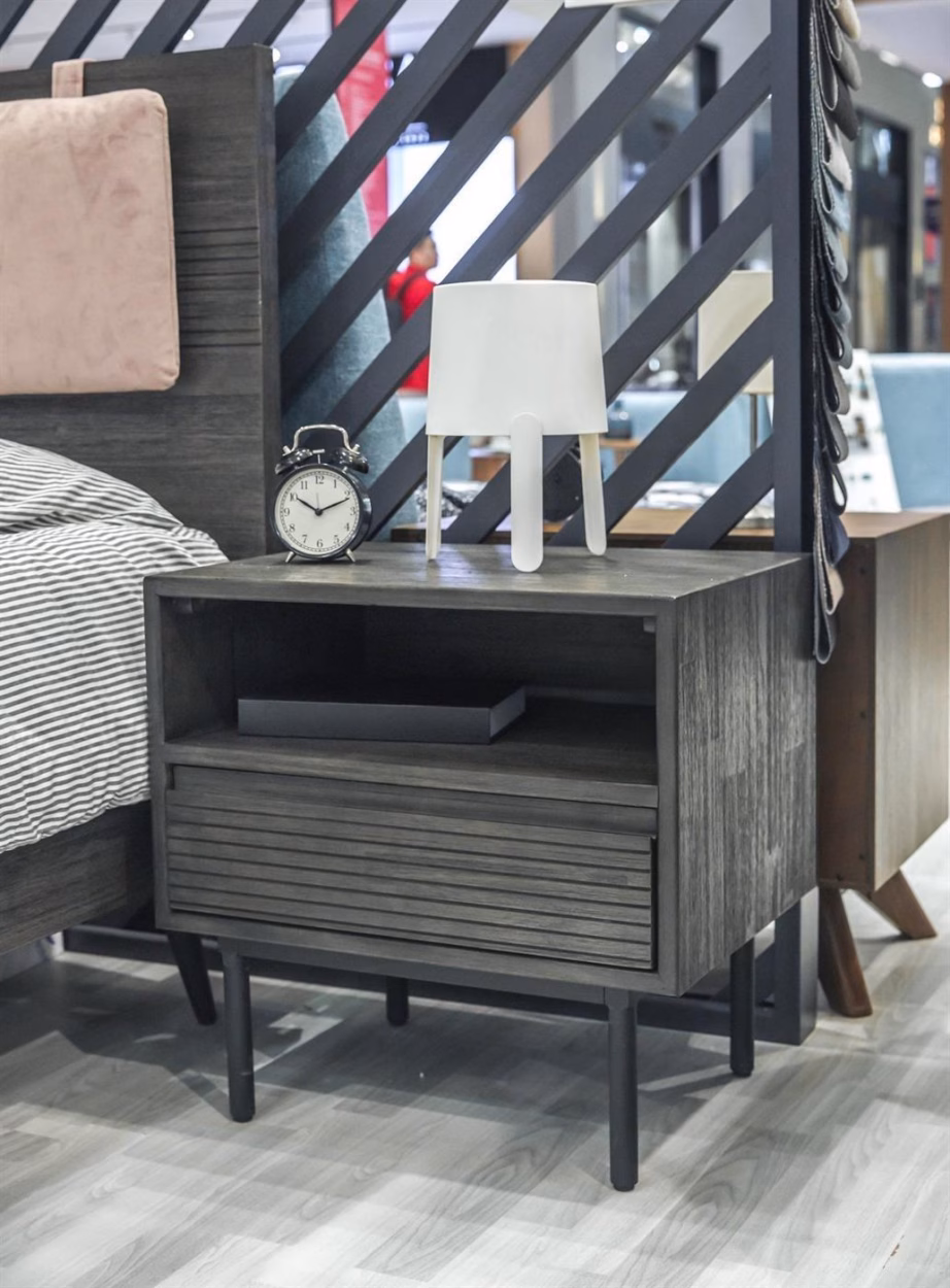 1 sahtliga akaatsiapuidust öökapp Livin Hill Capella CAPB02, 55 x 40 x 55 cm, Tundra Grey – 3