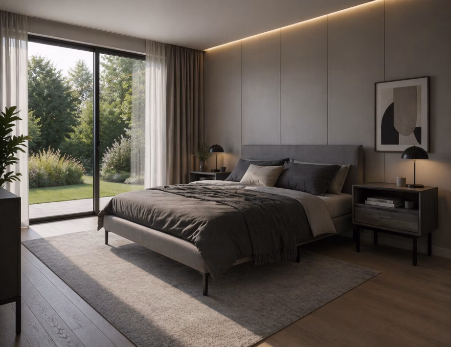 1 sahtliga akaatsiapuidust öökapp Livin Hill Capella CAPB02, 55 x 40 x 55 cm, Tundra Grey – 5