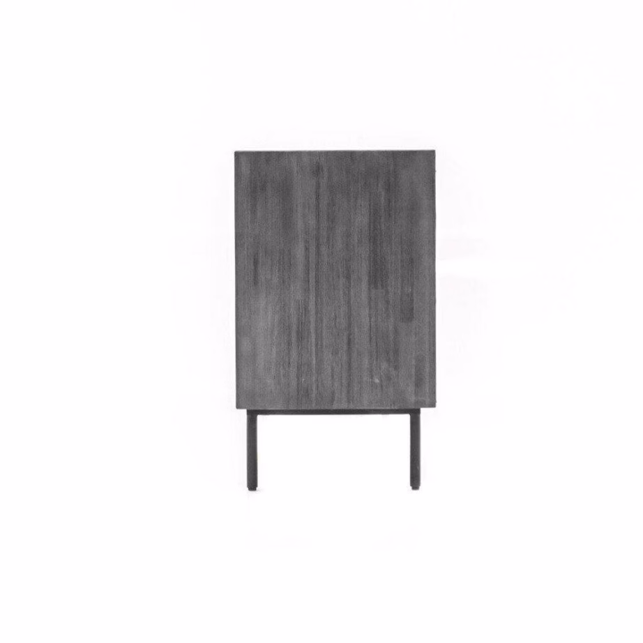 165 cm retro kummut 2 ukse ja 1 sahtliga Livin Hill Capella CAPD01-165, Tundra Grey – 6