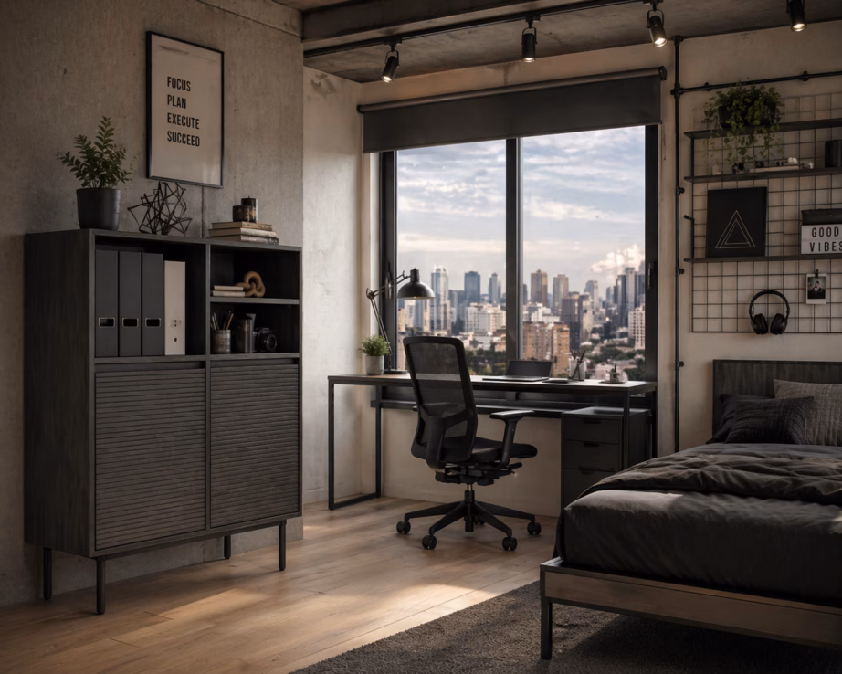 2 uksega kõrge kummut retrostiilis Livin Hill Capella CAPL04, 100 x 40 x 120 cm, akaatsiapuit – 17