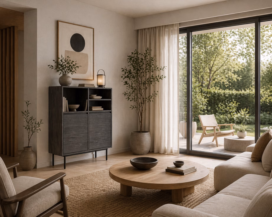 2 uksega kõrge kummut retrostiilis Livin Hill Capella CAPL04, 100 x 40 x 120 cm, akaatsiapuit – 18