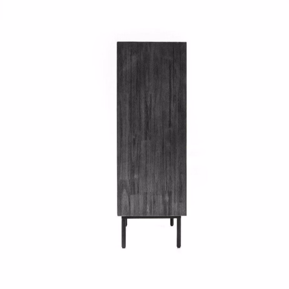 2 uksega kõrge kummut retrostiilis Livin Hill Capella CAPL04, 100 x 40 x 120 cm, akaatsiapuit – 6