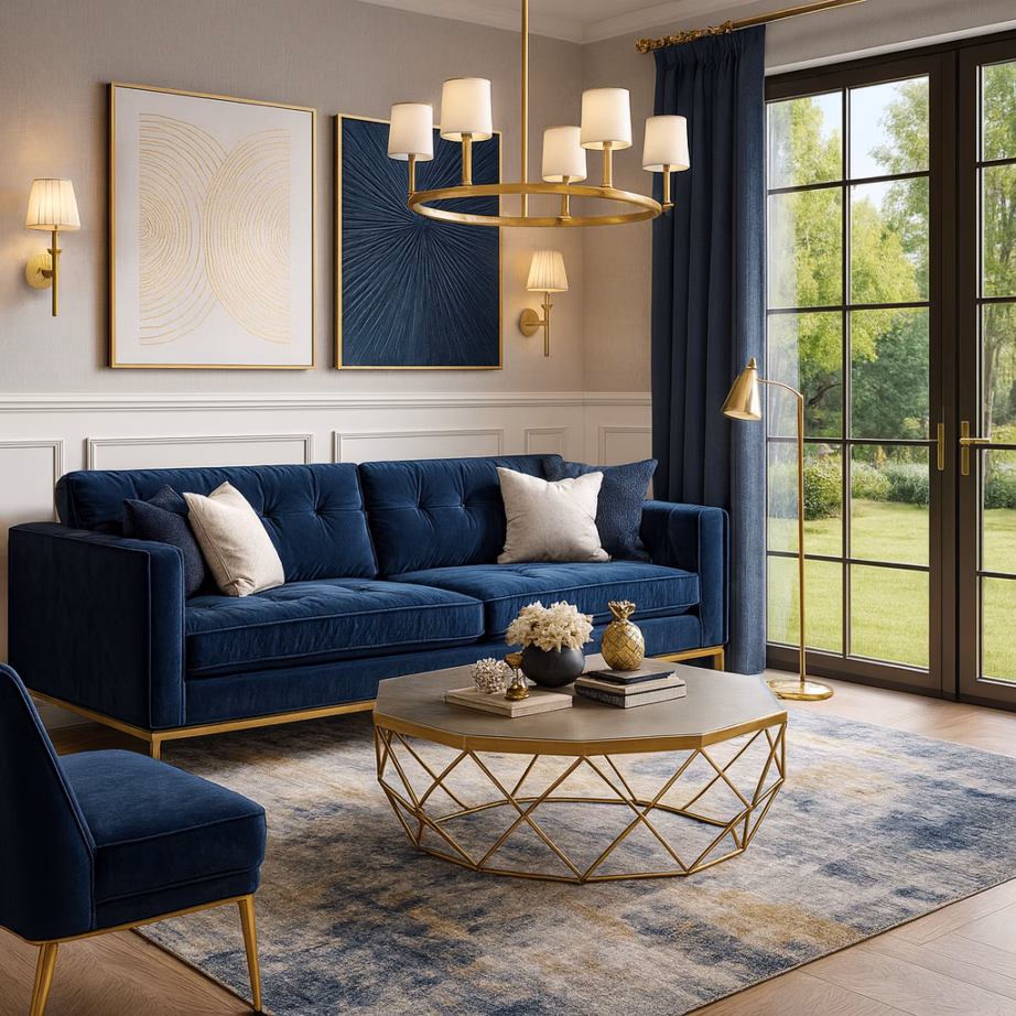 Kaheksanurkne diivanilaud kuldtooni roostevaba raamiga Livin Hill Glamour GL1714, 106 x 106 x 40 cm – 24